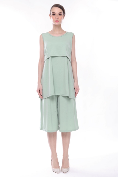 Alina Pyjamas in Apple Green Alina Pyjamas in Apple Green